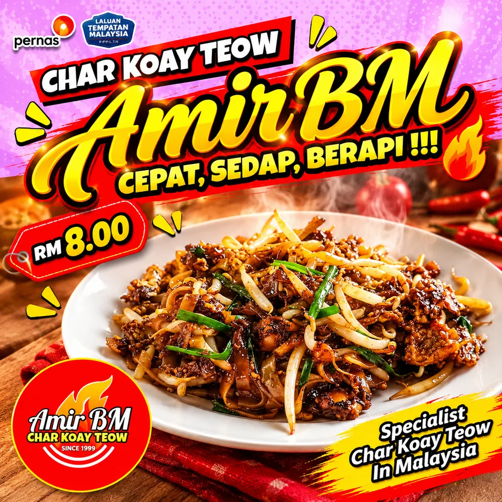 Char Koay Teow AmirBM RM 8.00